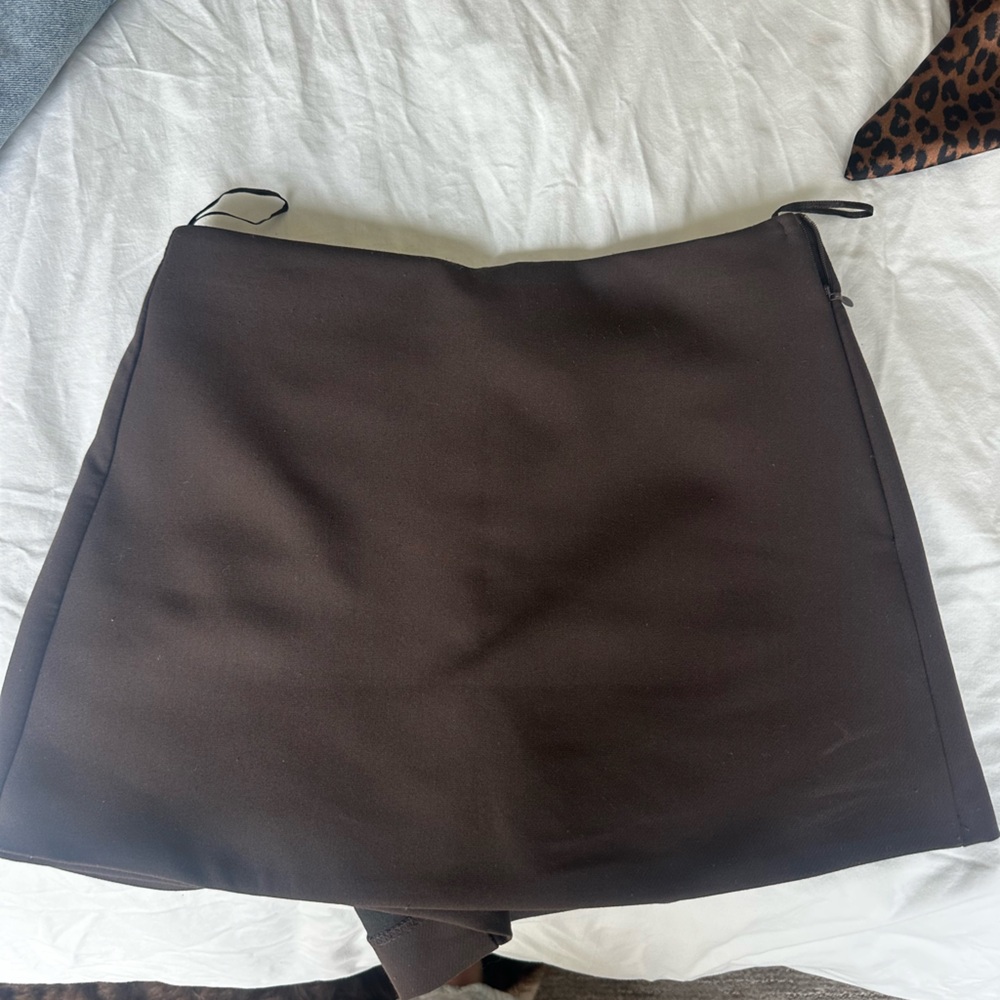 Zara brown mini skort!!!